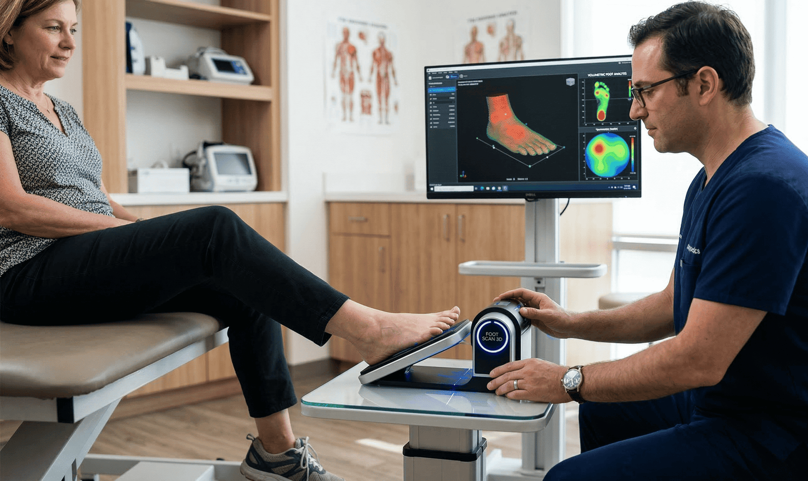 3D foot scanning process
