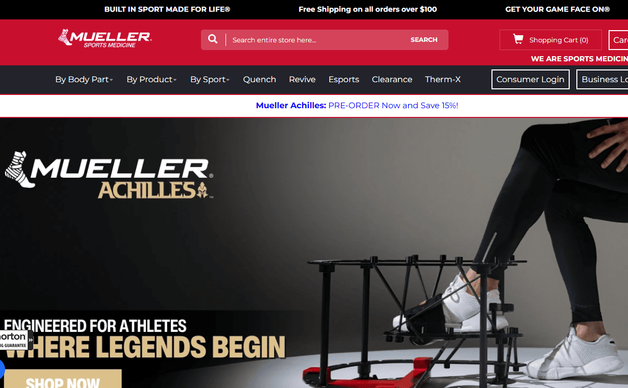 Mueller OTC braces