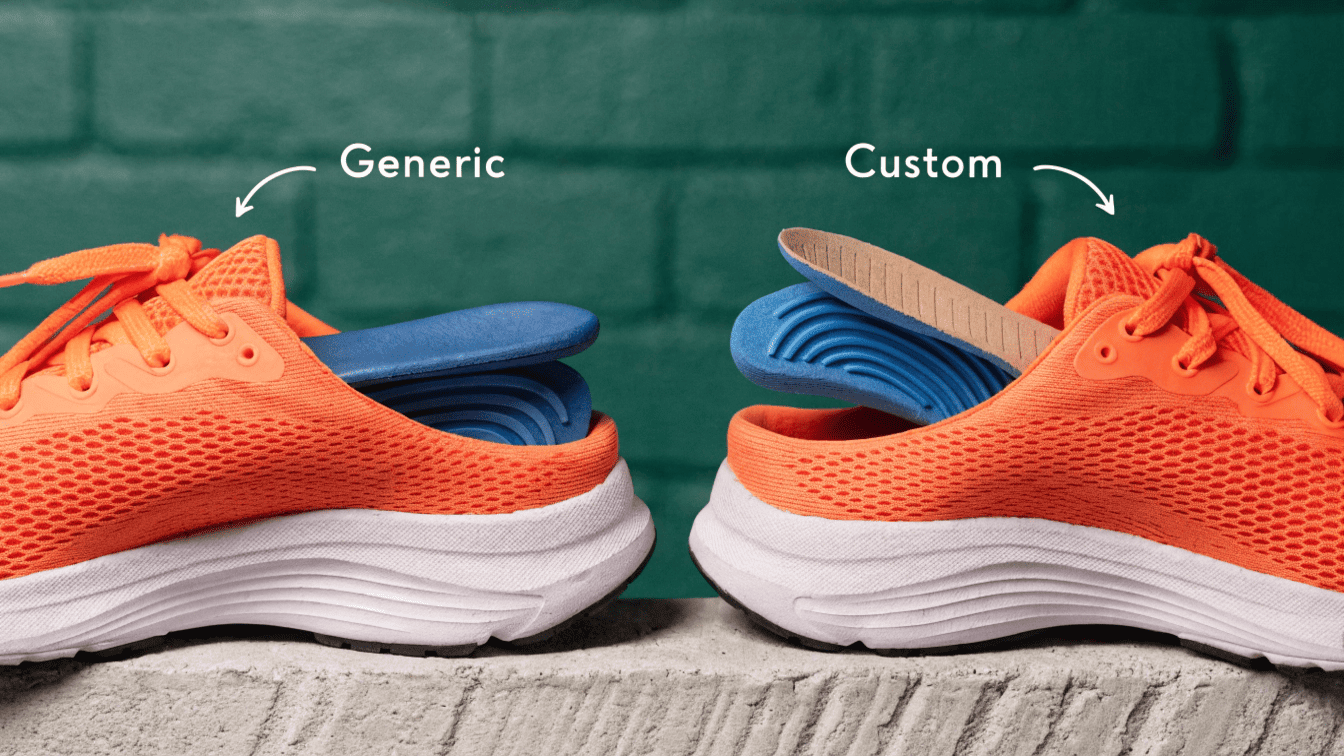 Comparison between generic and custom insoles