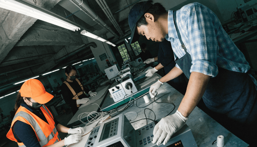 Material testing in insole manufacturing
