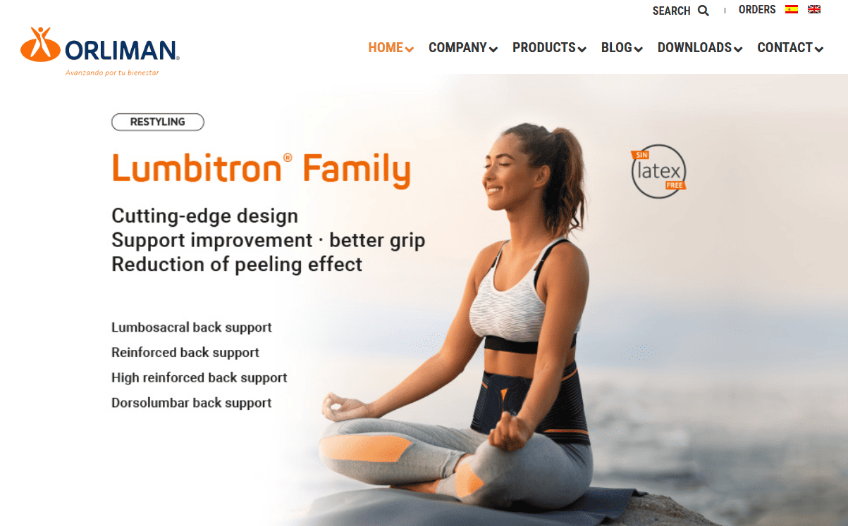 Orliman lumbar orthosis products