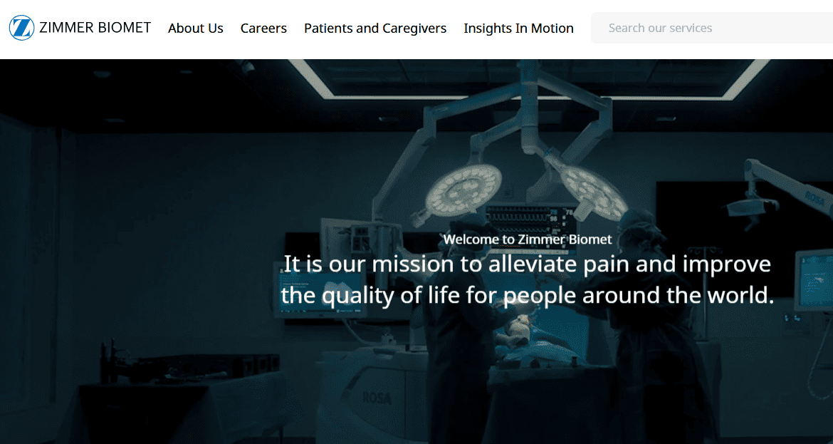 Zimmer Biomet spine stabilization braces