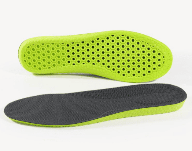 EVA insole material close-up showing closed-cell foam structure